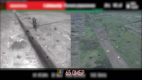 Ukrainian Drones Running Down Russian Bikes and Quads