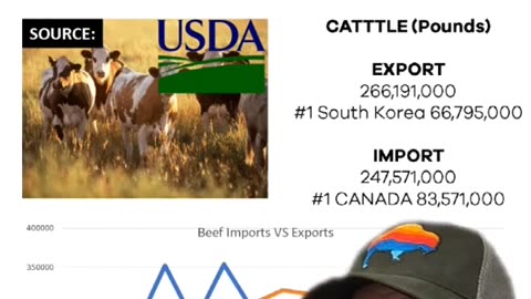 Beef imports and exports