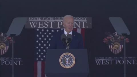 USA: Biden repeats 2022 Naval Academy appointment story at West Point commencement!