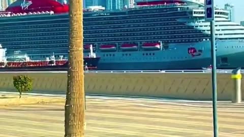 Dubai Cruise Ship View
