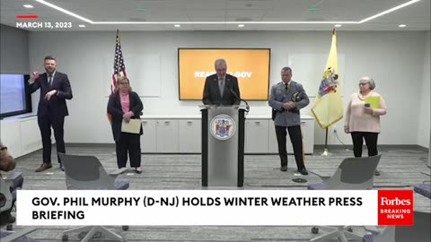 New Jersey Gov. Phil Murphy Holds Winter Weather Press Briefing