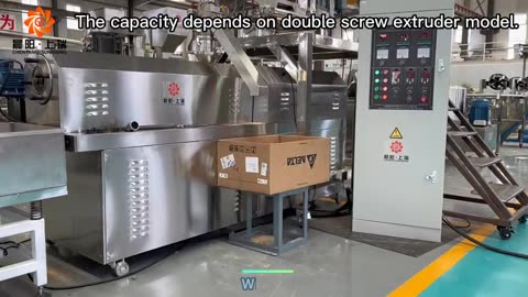 Full production line dry pet dog food extruder making machine Chenyang Sunrising Machinery