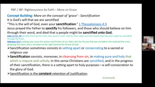 Righteousness by Faith/Justification by Faith (part 7)
