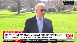 Confused Joe Biden Sheepishly Backs Away When Reporters Shout Questions At Him