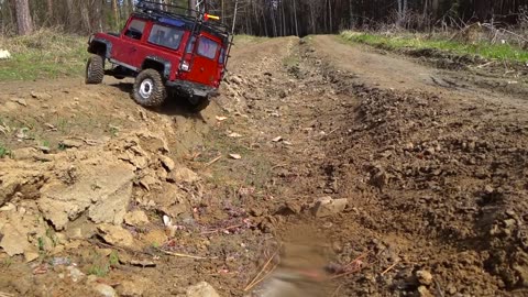 RC Cars MUD OFF Road — Land Rover Defender 90 and Hummer H1 #1— RC Extreme Pictures