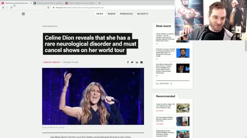 VAXX PUSHER CELINE DION REVEALS SHE HAS A NEUROLOGICAL DISORDER
