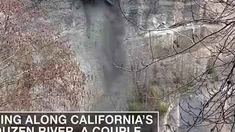 California cliff collapses, and then the video gets even wilder