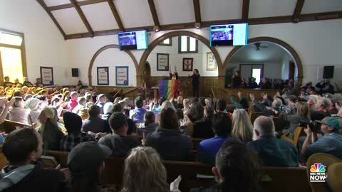 Community Gathers For Vigil After Colorado Springs LGBTQ Club Shooting