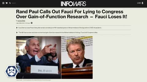 Anthony Fauci Shakes In Fear As Rand Paul Calls Him Out