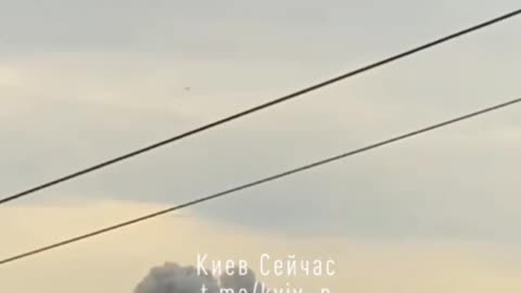 Ukraine War - Footage of the passage of cruise missiles