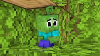 Monster School Unlucky and Lucky - Baby Zombie - Minecraft Animation