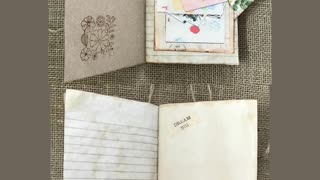 Handmade Vintage JUNK JOURNAL / MEMORY BOOK ❤️