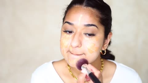 How to Cover Hide Acne Scars Dark Spots WITHOUT Foundation | Easy & Non Cakey
