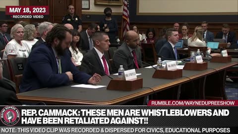 Rep. Cammack: These men ARE Whistleblowers!