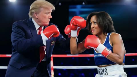 DONALD TRUMP VERSUS KAMALA HARRIS HEAVY WEIGHT TITLE FIGHT FOR FREEDOM