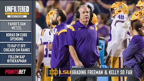 Grading LSU's Brian Kelly and Notre Dame's Marcus Freeman | NBC Sports Chicago