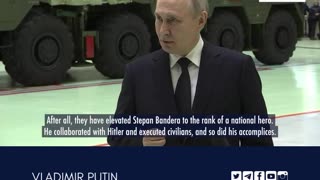 Putin: Ukraine’s regime glorifies Hitler collaborators and employs Nazi methods and practices