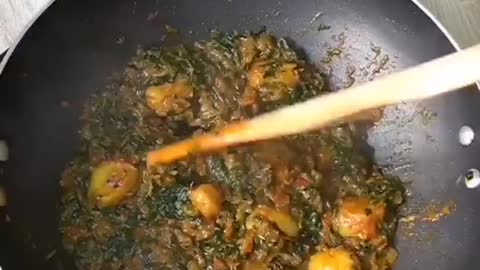 Patato and Fenugreek Seeds cooking Recipe