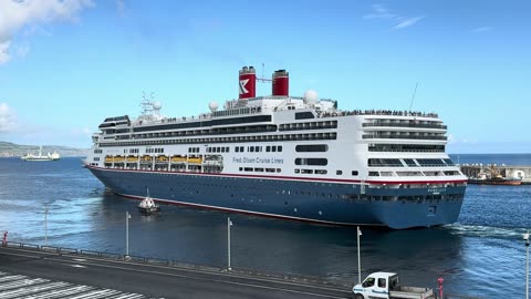 Borealis Departure in Ponta Delgada, Sao Miguel Azores Portugal - 05.08.2024 #CruiseShip