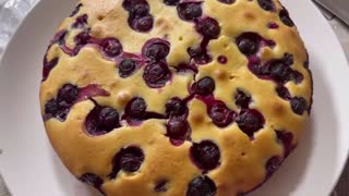 Simple Blueberry Cake Recipe 🫐