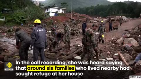 Wayanad Landslides: Woman who made first distress call dies before being rescued | WION Originals