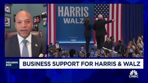 Maryland Gov. Wes Moore on Harris Tapping Tim Walz as a running mate | Great pick