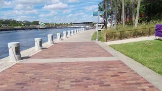 Longboarding The Tampa Bay Riverwalk