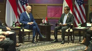 Biden meets with Indonesian President Widodo