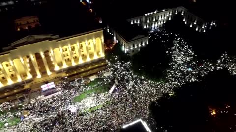 Thousands rally in Georgia for EU membership