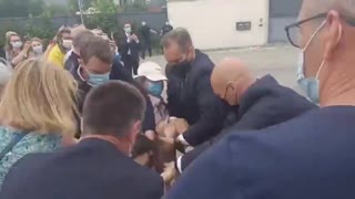 Macron got slapped Again! Defund Macron's Guards! Politicians should be treated like this