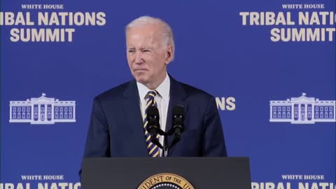 President Biden and VP Kamala Harris deliver remarks at the White House Tribal Nations Summit