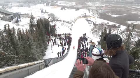 Eddie 'the Eagle' Edwards flies again in Calgary