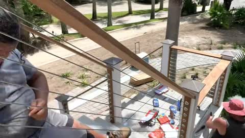 Installing Cable Rails on a Deck Part 2