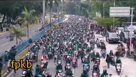 Large student demonstrations in Indonesia,