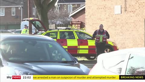 Man arrested after baby and toddler die in flat fire