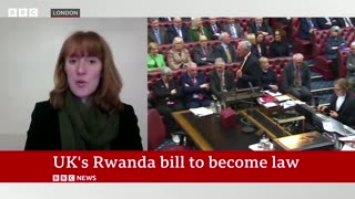 UK passes controversial immigration Rwanda bill | BBC News