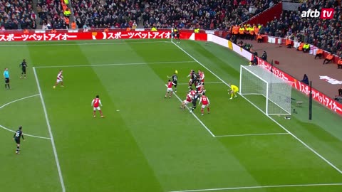 Billing scores second-fastest ever Premier League goal | Arsenal 3-2 AFC Bournemouth