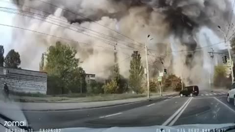 Oct. 10 - Russian Strike on the infrastructure facility in Dnepropetrovsk ...