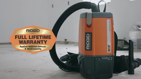 RIDGID? 6 Quart NXT Dry Backpack Vac