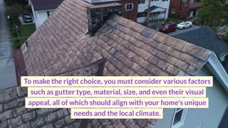 Choosing the Right Gutters: What's Best for Your Home