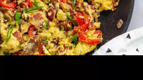 The Keto Diet Made Easy: A Delicious Keto Breakfast Meal for Quick Weight Loss😋#shorts