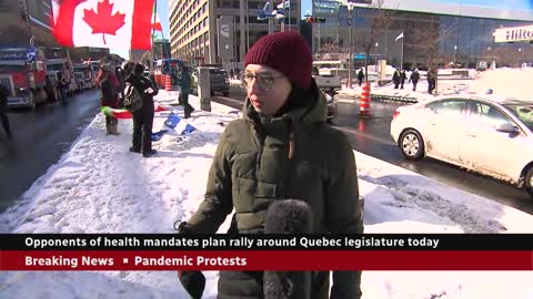 Protestors opposed to Covid-19 measures hold demonstrations across Canada