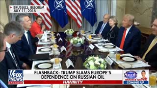 FLASHBACK: Trump Slams Europe's Leaders For Dependence On Russian Oil