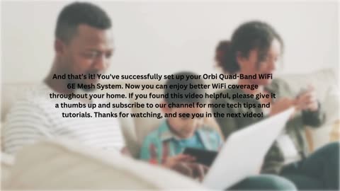 Orbi Quad Band WiFi 6E Mesh System RBKE963