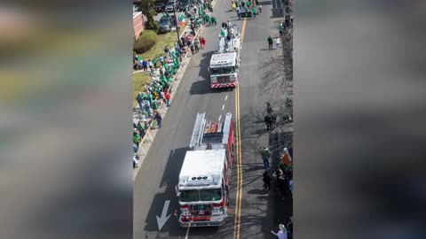 Lynbrook FD Marches in RVC St. Patrick's Parade