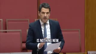 Australian senator, Alex Antic "It's a trojan horse for globalism. . .