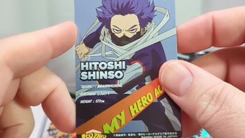 Bandai My Hero Academia Metallic Card Set 3 Opening!