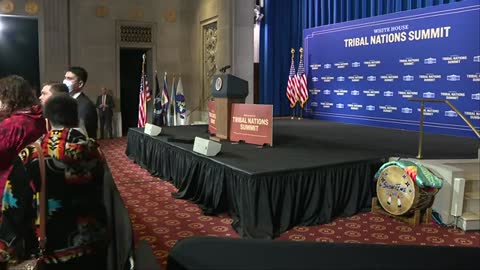 Biden delivers remarks at the White House Tribal Nations Summit