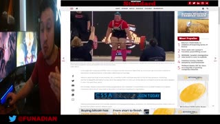 Transwoman (Biological Man) DESTROYS woman's Canadian power lifting record