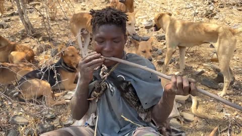 Hadzabe Tribe | See How Hadzabe Catch And Eat Their Food